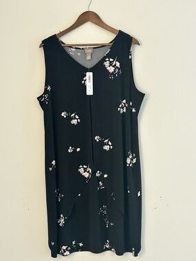 Chico’s Floral Sleeveless Dress Size 3 (XL)